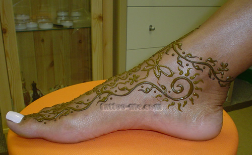 Henna Feet - tattoo-me