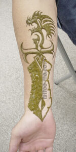 Tribal Temporary Tattoo