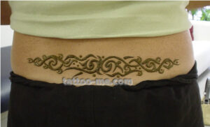 Tribal Temporary Tattoo