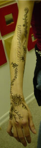 Flower and Vine Henna Tattoos Flower and Vine Henna Tattoos