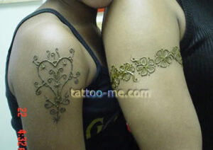Flower and Vine Henna Tattoos Flower and Vine Henna Tattoos