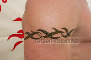 Tribal Temporary Tattoo