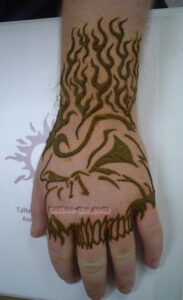 Tribal Temporary Tattoo