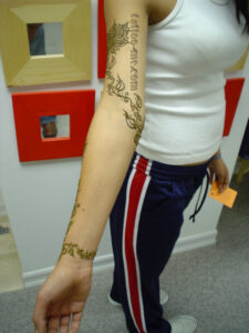 Flower and Vine Henna Tattoos Flower and Vine Henna Tattoos