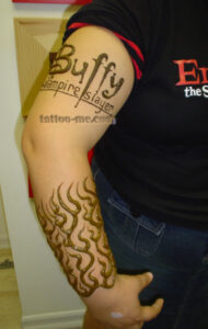 Tribal Temporary Tattoo