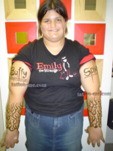 Tribal Temporary Tattoo