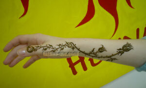 Flower and Vine Henna Tattoos Flower and Vine Henna Tattoos