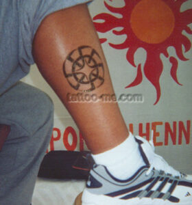 Tribal Temporary Tattoo Mandala